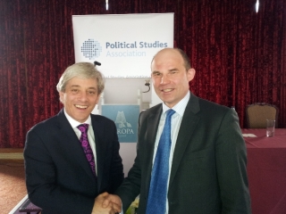 Roy Beggs with John Bercow MP
