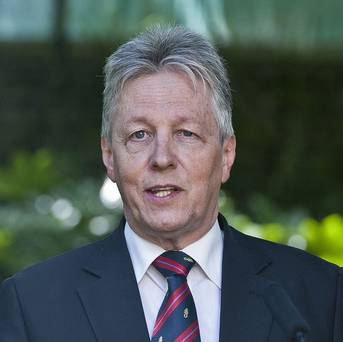 First Minister Peter Robinson described the investment by manufacturing giant Caterpillar as positive