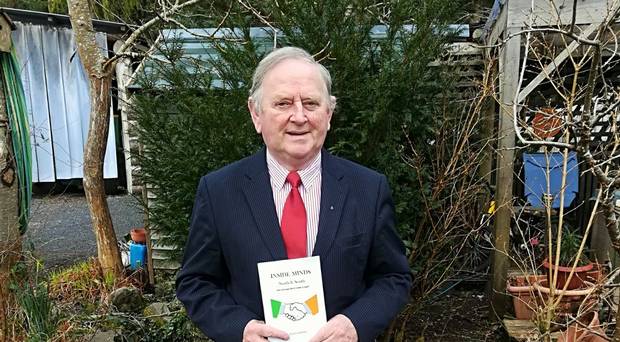 Former Mayor of Clare, Flan Garvey, with his new book Inside Minds North and south.