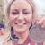 Eireann Kerr with her medal after completing the London Marathon