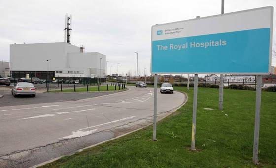 A 'major incident' was declared at Belfast's Royal Victoria Hospital on Wednesday night
